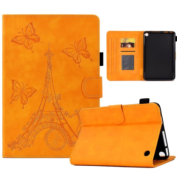 Tower Embossed Leather Smart Tablet Case