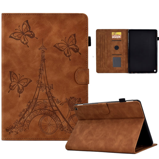 Tower Embossed Leather Smart Tablet Case
