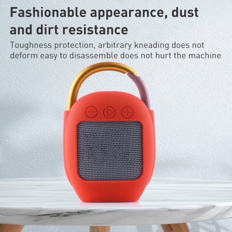 Wireless Bluetooth Speaker Silicone Protective Case, For JBL Clip 4