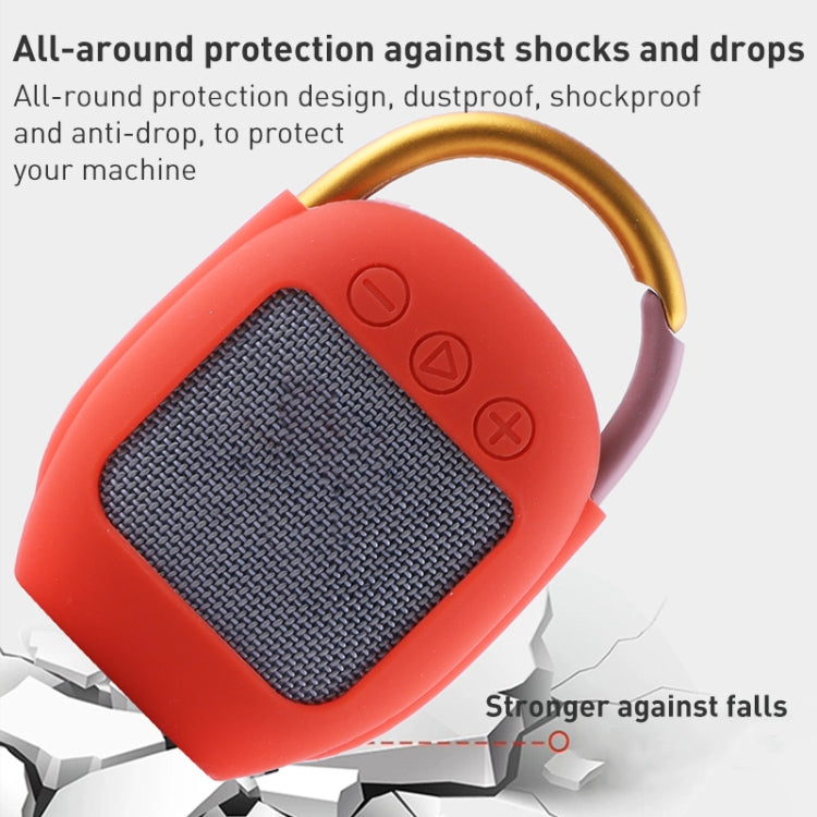 Wireless Bluetooth Speaker Silicone Protective Case, For JBL Clip 4