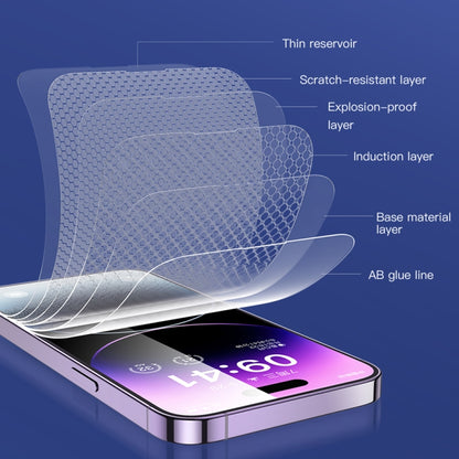TOTU AB-074 Zero Sense Series Ultra Clear Explosion-proof Full Screen Tempered Film, For iPhone 14/13, For iPhone 14 Pro, For iPhone 14 Plus/13 Pro Max, For iPhone 14 Pro Max