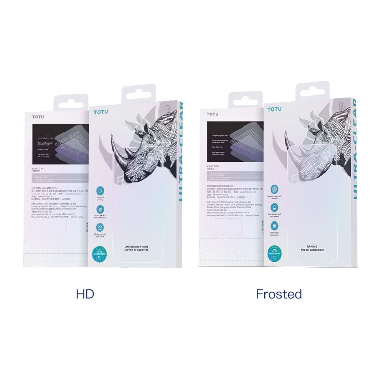 TOTU AB-074 Zero Sense Series Ultra Clear Explosion-proof Full Screen Tempered Film, For iPhone 14/13, For iPhone 14 Pro, For iPhone 14 Plus/13 Pro Max, For iPhone 14 Pro Max