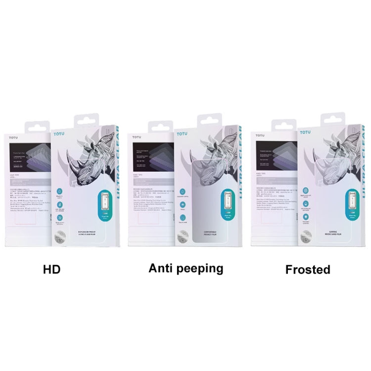 TOTU AB-075 Privacy Protection Full Screen Tempered Film with Dust Chamber, For iPhone 14/13, For iPhone 14 Pro, For iPhone 14 Plus/13 Pro Max, For iPhone 14 Pro Max