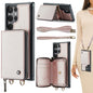 For Samsung Galaxy S23 Ultra 5G JEEHOOD C22 Series Zipper Wallet Leather Phone Case with Dual Lanyard, For Samsung Galaxy S23 Ultra 5G