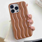 Varnishing 3D Water Wave Texture Phone Case, For iPhone 14 Pro Max, For iPhone 14 Pro, For iPhone 14, For iPhone 14 Plus, For iPhone 13 Pro Max, For iPhone 13 Pro, For iPhone 13, For iPhone 12 Pro Max
