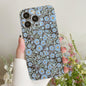 Water Sticker Flower Pattern PC Phone Case, For iPhone 14 Pro Max, For iPhone 14 Pro, For iPhone 14, For iPhone 14 Plus