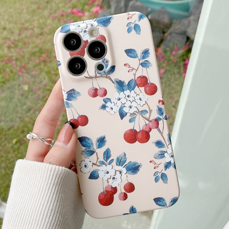 Water Sticker Flower Pattern PC Phone Case, For iPhone 14 Pro Max, For iPhone 14 Pro, For iPhone 14, For iPhone 14 Plus