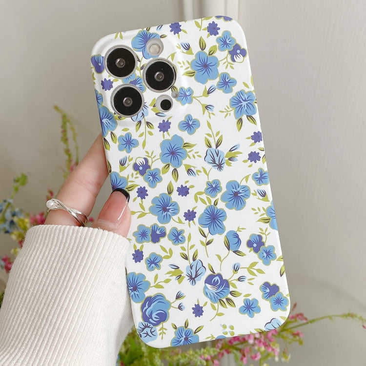 Water Sticker Flower Pattern PC Phone Case, For iPhone 12 Pro Max, For iPhone 12 Pro, For iPhone 12, For iPhone 12 mini