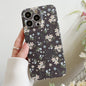 Water Sticker Flower Pattern PC Phone Case, For iPhone 12 Pro Max, For iPhone 12 Pro, For iPhone 12, For iPhone 12 mini