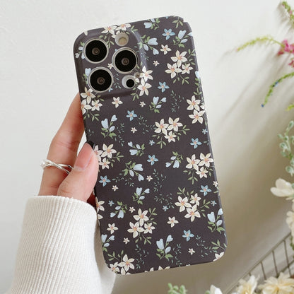Water Sticker Flower Pattern PC Phone Case, For iPhone 11 Pro Max, For iPhone 11 Pro, For iPhone 11