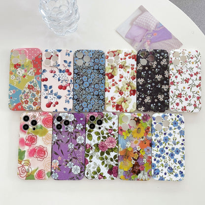 Water Sticker Flower Pattern PC Phone Case, For iPhone 11 Pro Max, For iPhone 11 Pro, For iPhone 11