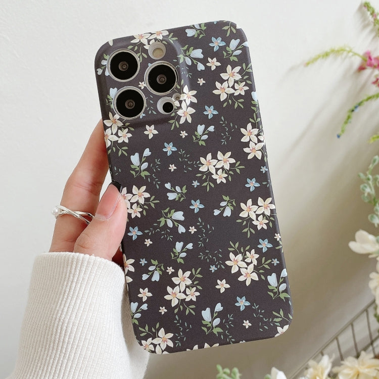 Water Sticker Flower Pattern PC Phone Case, For iPhone 11 Pro Max, For iPhone 11 Pro, For iPhone 11