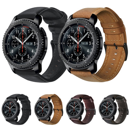 Oil Wax Genuine Leather Watch Band