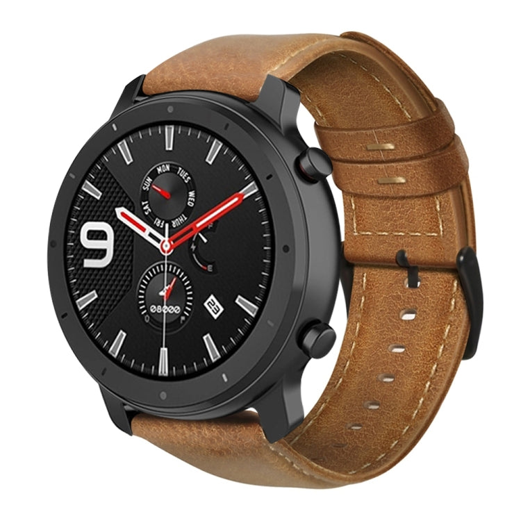 Oil Wax Genuine Leather Watch Band