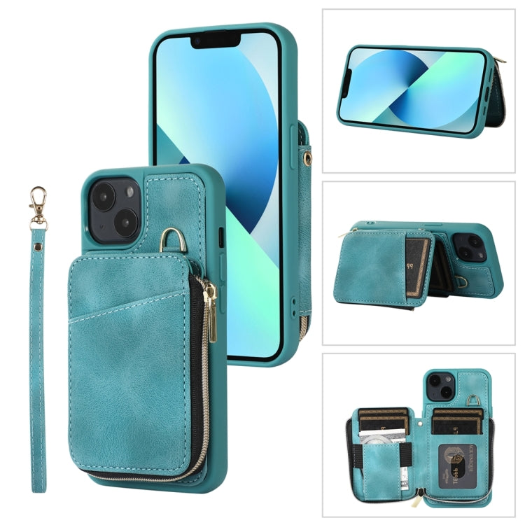 Zipper Card Bag Back Cover Phone Case, For iPhone 14, For iPhone 14 Plus, For iPhone 14 Pro, For iPhone 14 Pro Max, For iPhone 13, For iPhone 13 Pro, For iPhone 13 Pro Max, For iPhone 12