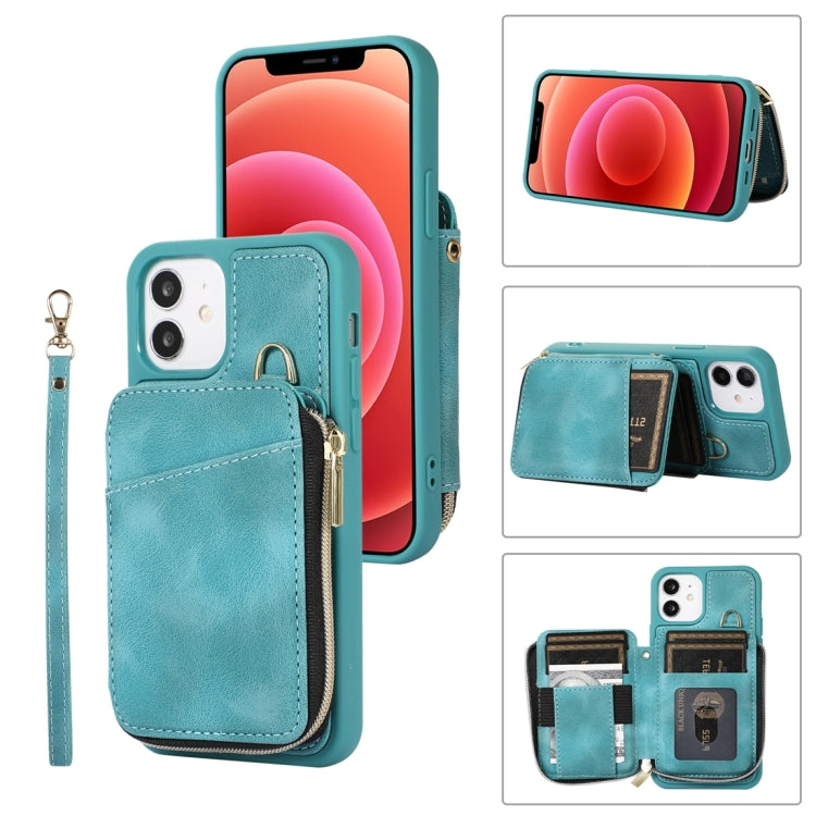 Zipper Card Bag Back Cover Phone Case, For iPhone 14, For iPhone 14 Plus, For iPhone 14 Pro, For iPhone 14 Pro Max, For iPhone 13, For iPhone 13 Pro, For iPhone 13 Pro Max, For iPhone 12