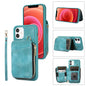 Zipper Card Bag Back Cover Phone Case, For iPhone 14, For iPhone 14 Plus, For iPhone 14 Pro, For iPhone 14 Pro Max, For iPhone 13, For iPhone 13 Pro, For iPhone 13 Pro Max, For iPhone 12