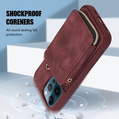 Zipper Card Bag Back Cover Phone Case, For iPhone 12 Pro, For iPhone 12 Pro Max, For iPhone 11, For iPhone 11 Pro, For iPhone 11 Pro Max, For iPhone X / XS, For iPhone XR, For iPhone XS Max