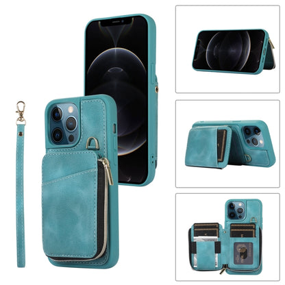 Zipper Card Bag Back Cover Phone Case, For iPhone 12 Pro, For iPhone 12 Pro Max, For iPhone 11, For iPhone 11 Pro, For iPhone 11 Pro Max, For iPhone X / XS, For iPhone XR, For iPhone XS Max