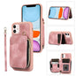 Zipper Card Bag Back Cover Phone Case, For iPhone 12 Pro, For iPhone 12 Pro Max, For iPhone 11, For iPhone 11 Pro, For iPhone 11 Pro Max, For iPhone X / XS, For iPhone XR, For iPhone XS Max