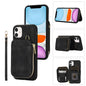 Zipper Card Bag Back Cover Phone Case, For iPhone 12 Pro, For iPhone 12 Pro Max, For iPhone 11, For iPhone 11 Pro, For iPhone 11 Pro Max, For iPhone X / XS, For iPhone XR, For iPhone XS Max