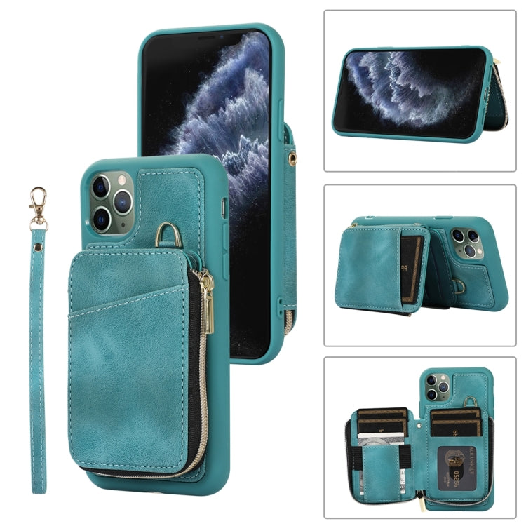 Zipper Card Bag Back Cover Phone Case, For iPhone 12 Pro, For iPhone 12 Pro Max, For iPhone 11, For iPhone 11 Pro, For iPhone 11 Pro Max, For iPhone X / XS, For iPhone XR, For iPhone XS Max