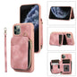 Zipper Card Bag Back Cover Phone Case, For iPhone 12 Pro, For iPhone 12 Pro Max, For iPhone 11, For iPhone 11 Pro, For iPhone 11 Pro Max, For iPhone X / XS, For iPhone XR, For iPhone XS Max