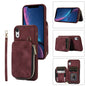 Zipper Card Bag Back Cover Phone Case, For iPhone 12 Pro, For iPhone 12 Pro Max, For iPhone 11, For iPhone 11 Pro, For iPhone 11 Pro Max, For iPhone X / XS, For iPhone XR, For iPhone XS Max