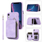 Zipper Card Bag Back Cover Phone Case, For iPhone 12 Pro, For iPhone 12 Pro Max, For iPhone 11, For iPhone 11 Pro, For iPhone 11 Pro Max, For iPhone X / XS, For iPhone XR, For iPhone XS Max