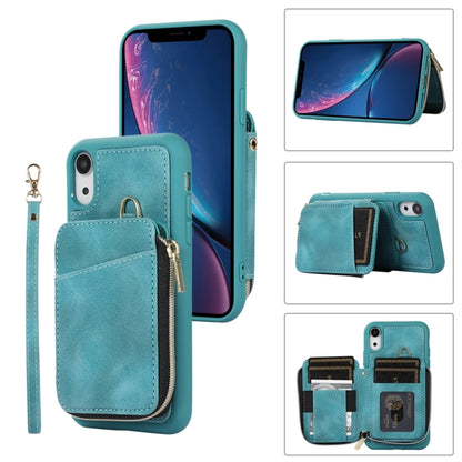 Zipper Card Bag Back Cover Phone Case, For iPhone 12 Pro, For iPhone 12 Pro Max, For iPhone 11, For iPhone 11 Pro, For iPhone 11 Pro Max, For iPhone X / XS, For iPhone XR, For iPhone XS Max