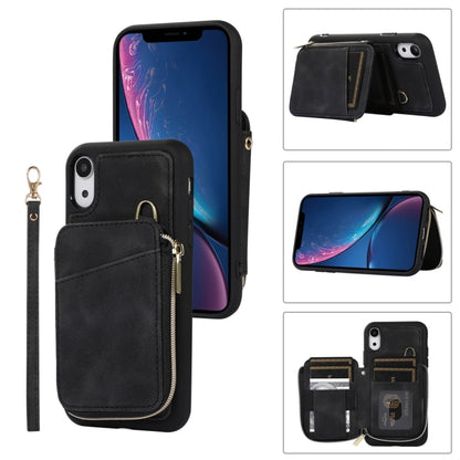 Zipper Card Bag Back Cover Phone Case, For iPhone 12 Pro, For iPhone 12 Pro Max, For iPhone 11, For iPhone 11 Pro, For iPhone 11 Pro Max, For iPhone X / XS, For iPhone XR, For iPhone XS Max