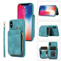 Zipper Card Bag Back Cover Phone Case, For iPhone 12 Pro, For iPhone 12 Pro Max, For iPhone 11, For iPhone 11 Pro, For iPhone 11 Pro Max, For iPhone X / XS, For iPhone XR, For iPhone XS Max