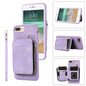 Zipper Card Bag Back Cover Phone Case, For iPhone SE 2022 / 2020 / 8 / 7, For iPhone 8 Plus / 7 Plus