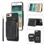 Zipper Card Bag Back Cover Phone Case, For iPhone SE 2022 / 2020 / 8 / 7, For iPhone 8 Plus / 7 Plus