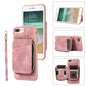 Zipper Card Bag Back Cover Phone Case, For iPhone SE 2022 / 2020 / 8 / 7, For iPhone 8 Plus / 7 Plus