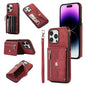 Zipper RFID Card Slot Phone Case with Short Lanyard, For iPhone 12 mini, For iPhone 12 / 12 Pro, For iPhone 12 Pro Max, For iPhone 11, For iPhone 11 Pro, For iPhone 11 Pro Max