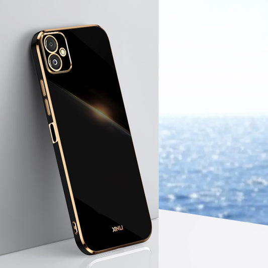 XINLI Straight Edge 6D Electroplate TPU Phone Case, For Samsung Galaxy F14 5G, For Samsung Galaxy M14 5G, For Samsung Galaxy A04e 4G
