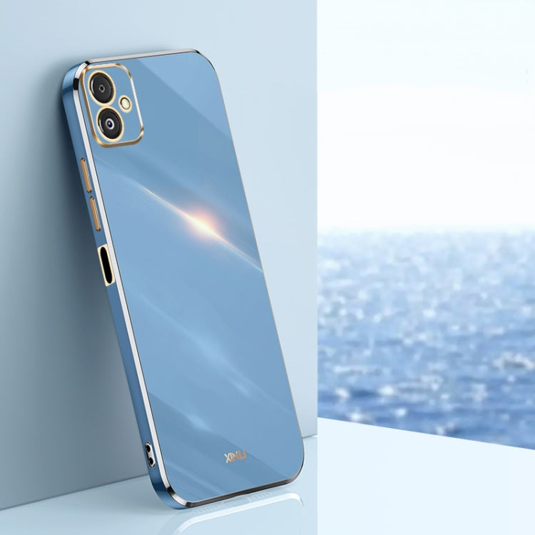XINLI Straight Edge 6D Electroplate TPU Phone Case, For Samsung Galaxy F14 5G, For Samsung Galaxy M14 5G, For Samsung Galaxy A04e 4G