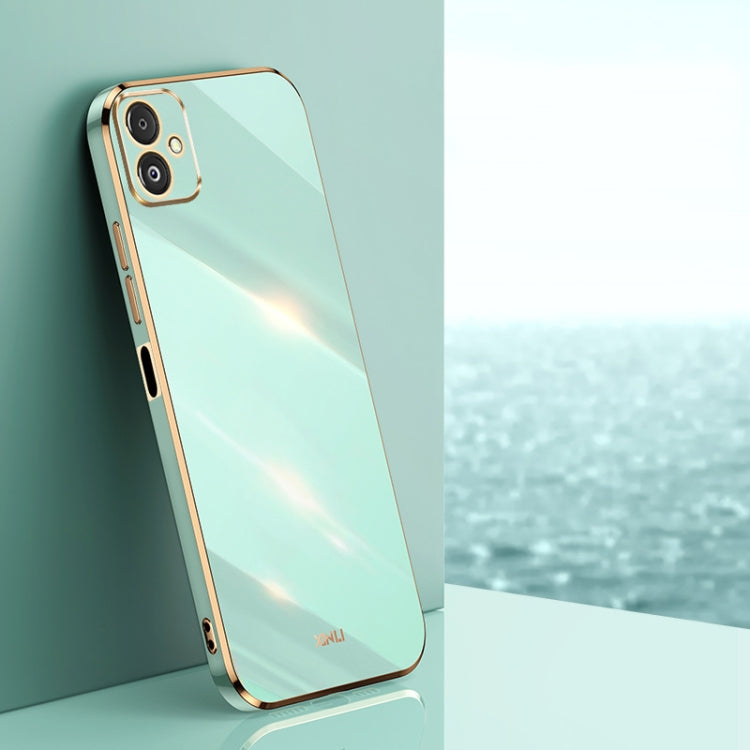 XINLI Straight Edge 6D Electroplate TPU Phone Case, For Samsung Galaxy F14 5G, For Samsung Galaxy M14 5G, For Samsung Galaxy A04e 4G