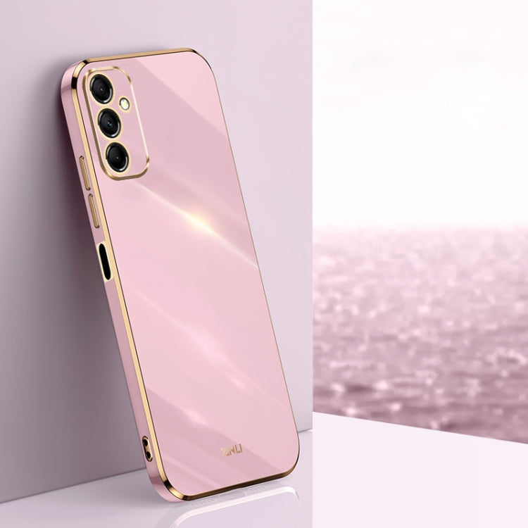 XINLI Straight Edge 6D Electroplate TPU Phone Case, For Samsung Galaxy F14 5G, For Samsung Galaxy M14 5G, For Samsung Galaxy A04e 4G