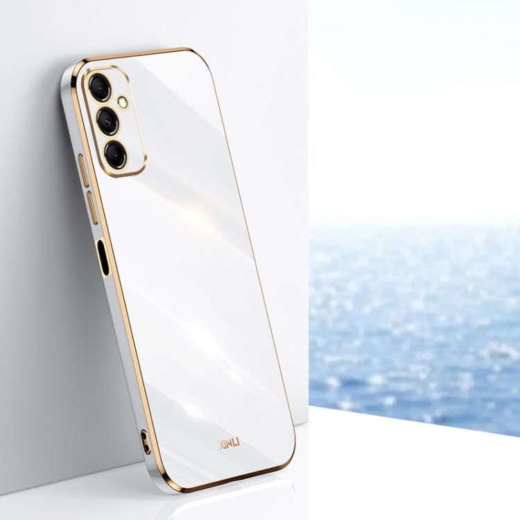 XINLI Straight Edge 6D Electroplate TPU Phone Case, For Samsung Galaxy F14 5G, For Samsung Galaxy M14 5G, For Samsung Galaxy A04e 4G