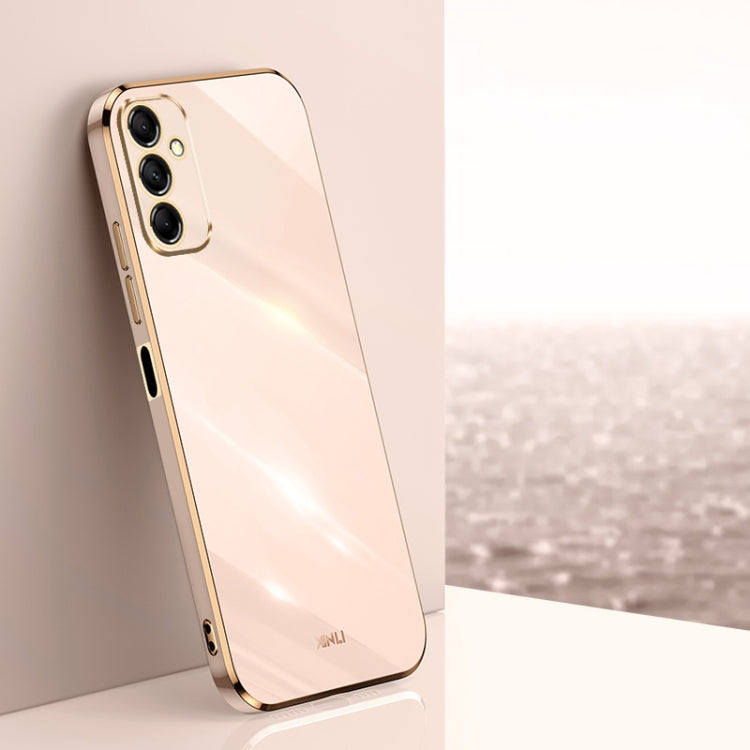 XINLI Straight Edge 6D Electroplate TPU Phone Case, For Samsung Galaxy F14 5G, For Samsung Galaxy M14 5G, For Samsung Galaxy A04e 4G
