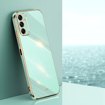XINLI Straight Edge 6D Electroplate TPU Phone Case, For Samsung Galaxy F14 5G, For Samsung Galaxy M14 5G, For Samsung Galaxy A04e 4G