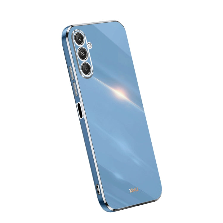 XINLI Straight Edge 6D Electroplate TPU Phone Case, For Samsung Galaxy A05, For Samsung Galaxy A05s, For Samsung Galaxy M34 5G, For Samsung Galaxy A25 5G, For Samsung Galaxy S23 FE 5G, For Samsung Galaxy M54 5G