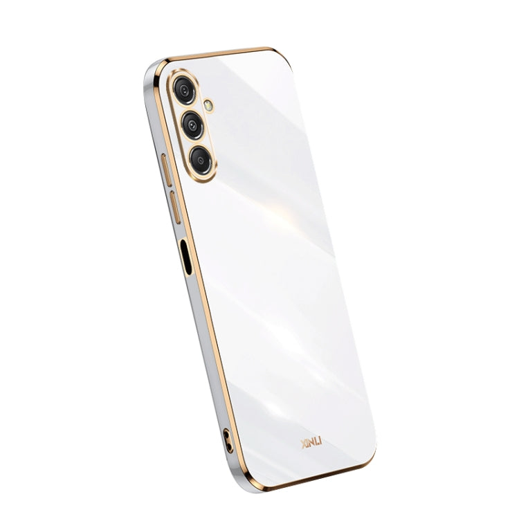 XINLI Straight Edge 6D Electroplate TPU Phone Case, For Samsung Galaxy A05, For Samsung Galaxy A05s, For Samsung Galaxy M34 5G, For Samsung Galaxy A25 5G, For Samsung Galaxy S23 FE 5G, For Samsung Galaxy M54 5G