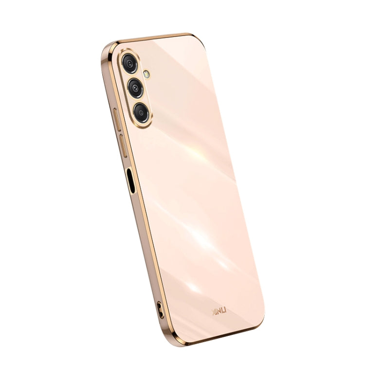 XINLI Straight Edge 6D Electroplate TPU Phone Case, For Samsung Galaxy A05, For Samsung Galaxy A05s, For Samsung Galaxy M34 5G, For Samsung Galaxy A25 5G, For Samsung Galaxy S23 FE 5G, For Samsung Galaxy M54 5G