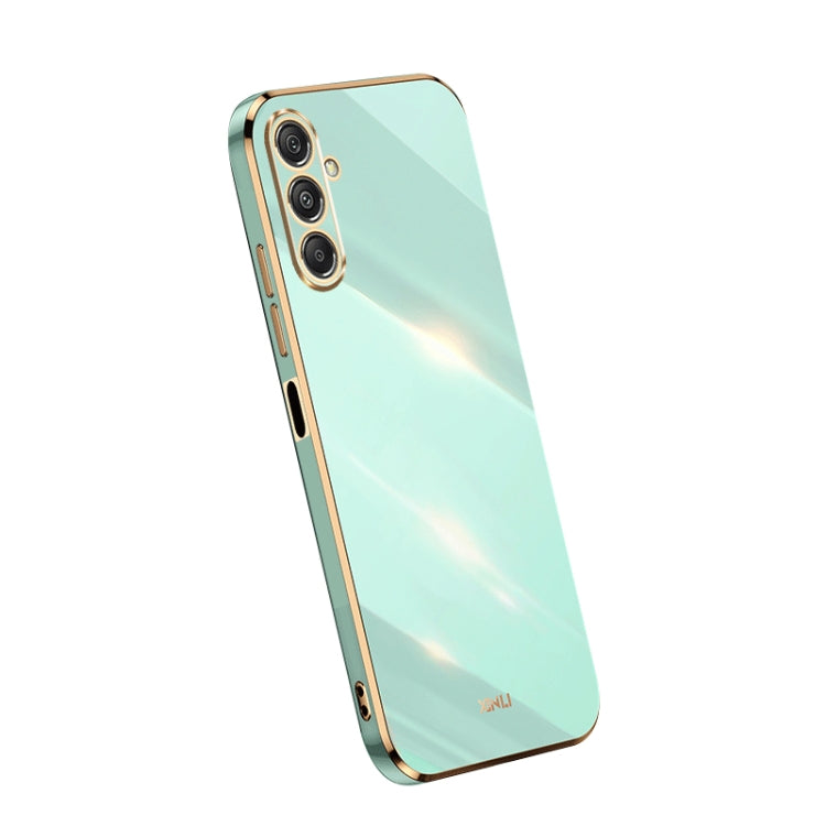 XINLI Straight Edge 6D Electroplate TPU Phone Case, For Samsung Galaxy A05, For Samsung Galaxy A05s, For Samsung Galaxy M34 5G, For Samsung Galaxy A25 5G, For Samsung Galaxy S23 FE 5G, For Samsung Galaxy M54 5G
