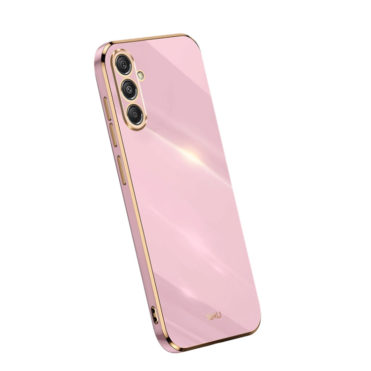 XINLI Straight Edge 6D Electroplate TPU Phone Case, For Samsung Galaxy A05, For Samsung Galaxy A05s, For Samsung Galaxy M34 5G, For Samsung Galaxy A25 5G, For Samsung Galaxy S23 FE 5G, For Samsung Galaxy M54 5G