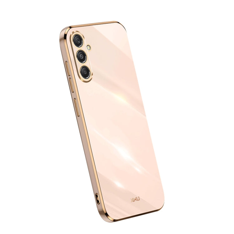 XINLI Straight Edge 6D Electroplate TPU Phone Case, For Samsung Galaxy A05, For Samsung Galaxy A05s, For Samsung Galaxy M34 5G, For Samsung Galaxy A25 5G, For Samsung Galaxy S23 FE 5G, For Samsung Galaxy M54 5G
