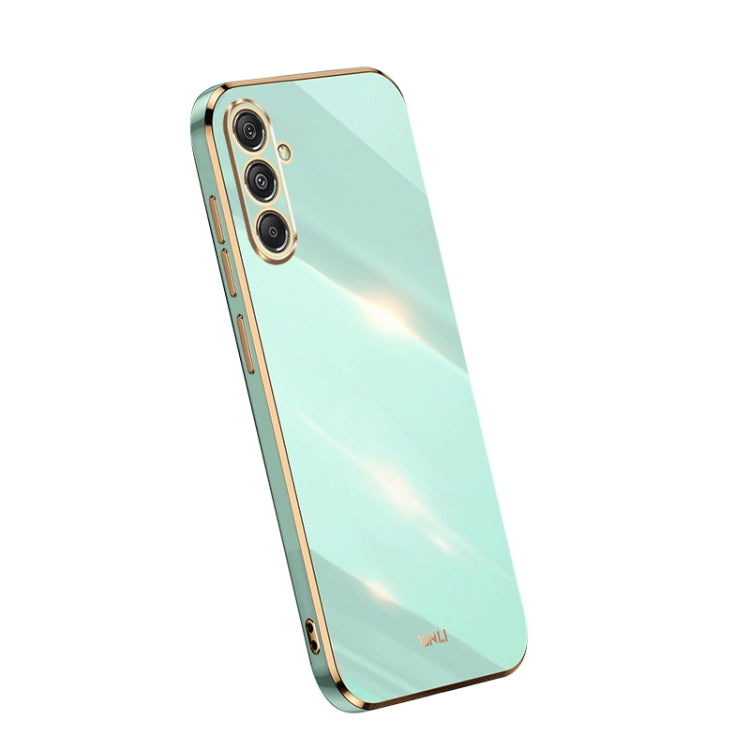 XINLI Straight Edge 6D Electroplate TPU Phone Case, For Samsung Galaxy A05, For Samsung Galaxy A05s, For Samsung Galaxy M34 5G, For Samsung Galaxy A25 5G, For Samsung Galaxy S23 FE 5G, For Samsung Galaxy M54 5G